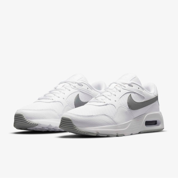 Nike Shoes - Nike Women's Air Max White and Gray Sneakers 8.5